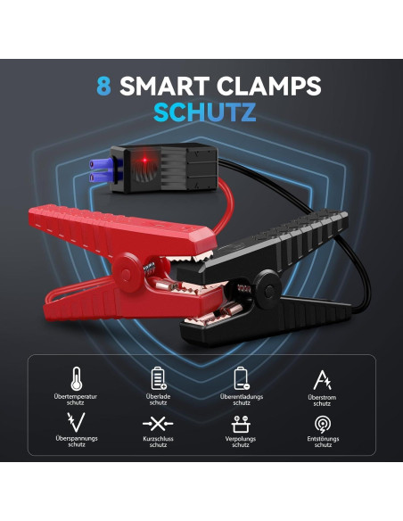 Arrancador de Salto YUSMAN 5000A 12V Portátil con Luz LED