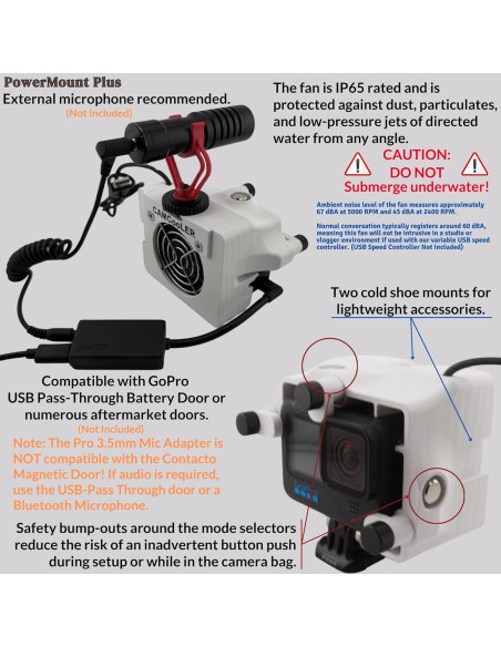 Ventilador de Enfriamiento CAMCooLER 9Thirteen para GoPro HERO