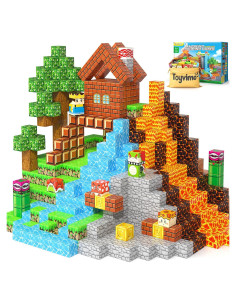 100 Bloques Magnéticos Toyvimo para Construcción Creativa 3+ Años