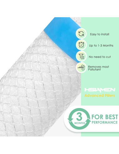 6 Prefiltros HSIAMEN para Purificador de Aire HoMedics AP-T20