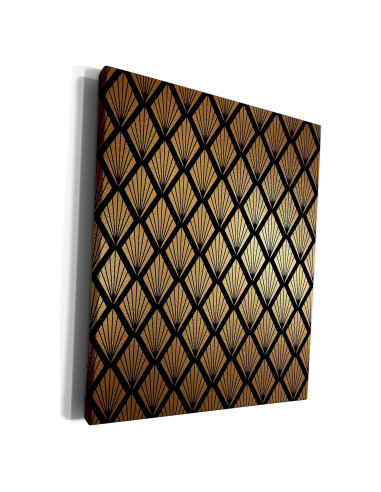 Envoltura de Lienzo 3dRose Art Deco 40.64x50.8 cm Premium