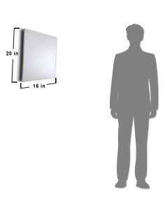 Envoltura de Lienzo 3dRose Art Deco 40.64x50.8 cm Premium 2