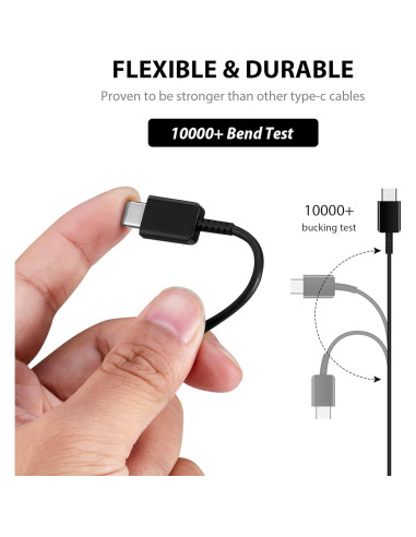 Cable USB-C de Carga Rápida 1m VOLT PLUS TECH - 25W