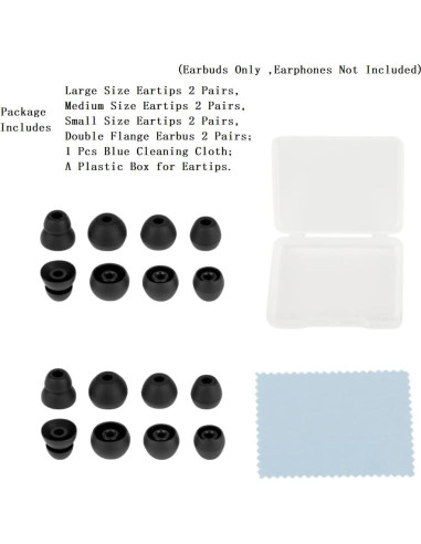 Set de Consejos de Silicona para Auriculares Beats - 8 Pares