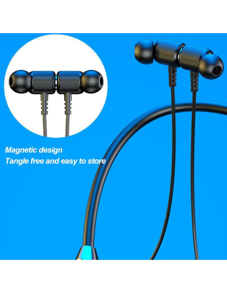 Auriculares Inalámbricos Bluetooth ZJchao IPX5 Banda de Cuello