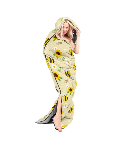 Saco de Dormir AILONEN 3 Temporadas Impermeable 79x229cm