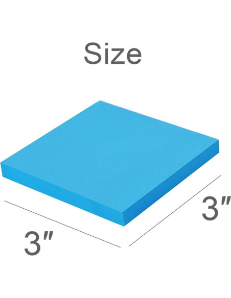 Notas Adhesivas Vanpad 7.62x7.62 cm 8 Colores Brillantes