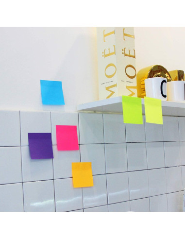 Notas Adhesivas Vanpad 7.62x7.62 cm 8 Colores Brillantes