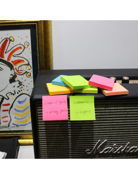 Notas Adhesivas Vanpad 7.62x7.62 cm 8 Colores Brillantes