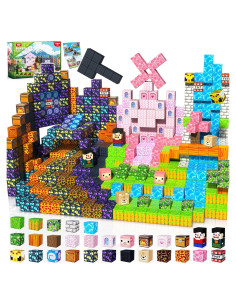 Bloques Magnéticos 200 PCS GraceDuck Castillo Aventura Oscura