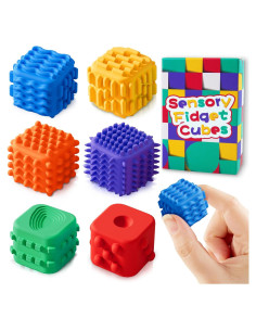 Juguetes Fidget Cube UIIOPJIOM para Niños y Adultos - Silicona