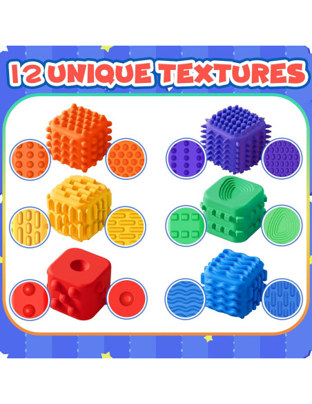 Juguetes Fidget Cube UIIOPJIOM para Niños y Adultos - Silicona