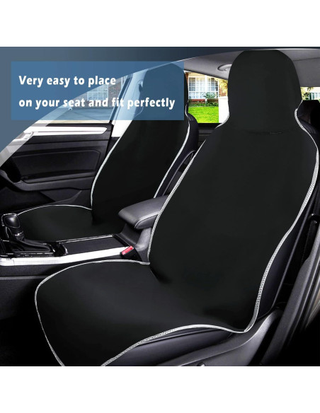 Cubierta de Asiento de Coche COVERNAT Neopreno Negro Resistente