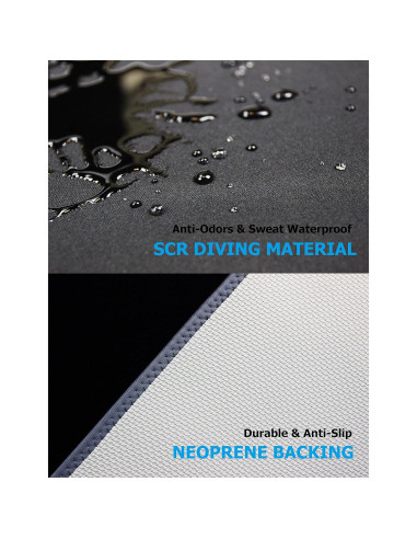 Cubierta de Asiento de Coche COVERNAT Neopreno Negro Resistente