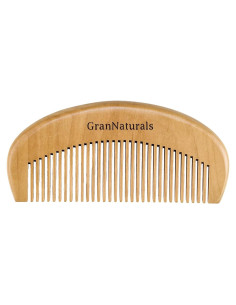 Peine de Madera GranNaturals Compacto para Cabello Húmedo y Seco