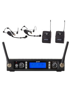Sistema de Micrófono Inalámbrico Gemini Sound UHF-6200HL - 2 Micrófonos