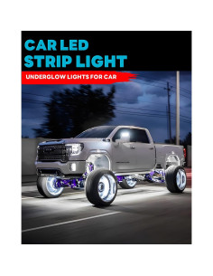 Tira de Luz LED 12V Miisiya 60 cm Impermeable Paquete de 4 2