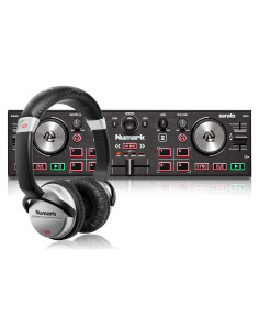 Controlador DJ Numark DJ2GO2 Touch con Auriculares DJ