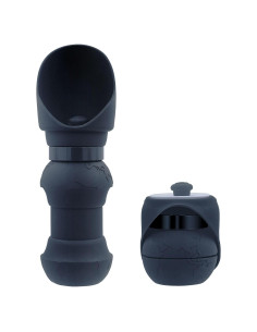 Botella de Agua Plegable para Perros BAOLAI 550ML Negra