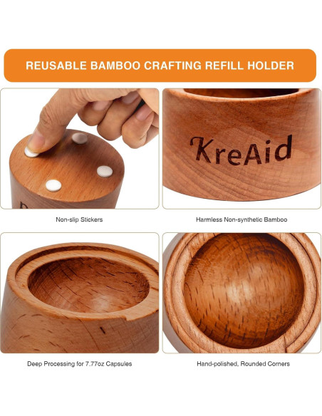 Kit de Cápsulas Reutilizables KreAid para Nespresso Vertuo