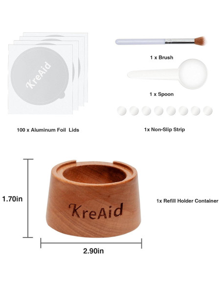 Kit de Cápsulas Reutilizables KreAid para Nespresso Vertuo
