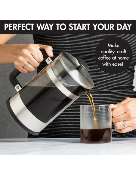 Cafetera 2-en-1 Primula para Café Frío y Prensa Francesa 1.5L