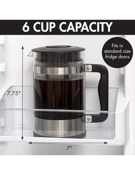 Cafetera 2-en-1 Primula para Café Frío y Prensa Francesa 1.5L