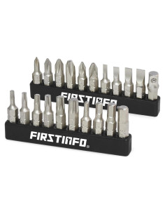 Set de Puntas de Destornillador FirstInfo H5199A - 21 Piezas Acero S2