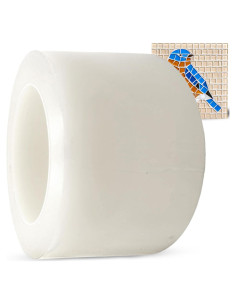 Cinta Adhesiva Transparente para Azulejos Alanson 7.62 cm