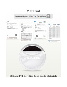 Cápsula Reutilizable Grasseed para Vertuo, Kit 40 Tapas + Cuchara 2