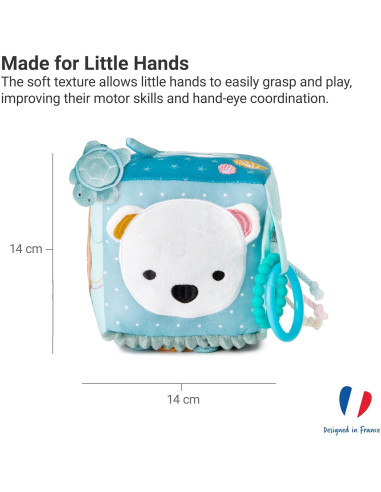 Cubo de Actividad Suave Little Big Friends Océano 178g