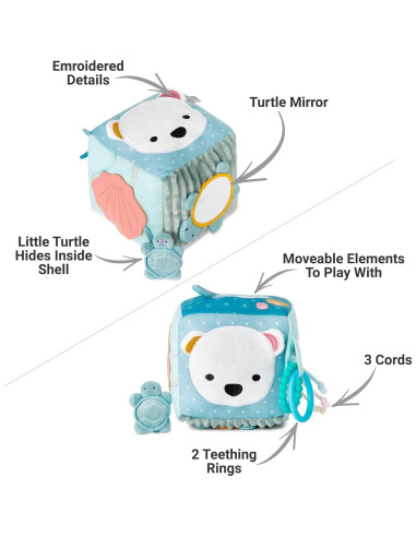 Cubo de Actividad Suave Little Big Friends Océano 178g