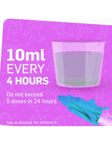 Jarabe para la tos infantil TUKOL 118.3 ml - Sabor uva