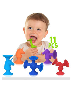 Juguetes de baño Guibola Unicornio 11 Piezas para Niños 3+