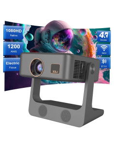 Proyector Portátil XBJ D1 Nativo 1080P 1200 ANSI WiFi Bluetooth