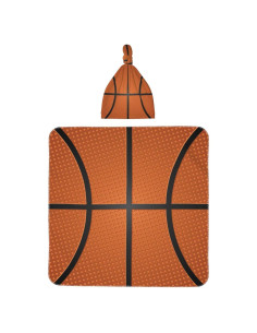 Manta de Envoltura para Bebé Fiephvsa 90x90cm Baloncesto