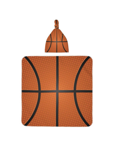 Manta de Envoltura para Bebé Fiephvsa 90x90cm Baloncesto