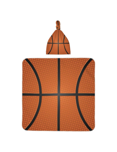Manta de Envoltura para Bebé Fiephvsa 90x90cm Baloncesto
