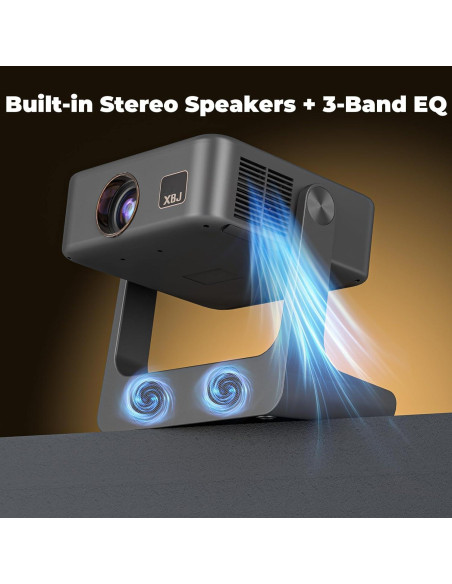 Proyector Portátil XBJ D1 Nativo 1080P 1200 ANSI WiFi Bluetooth