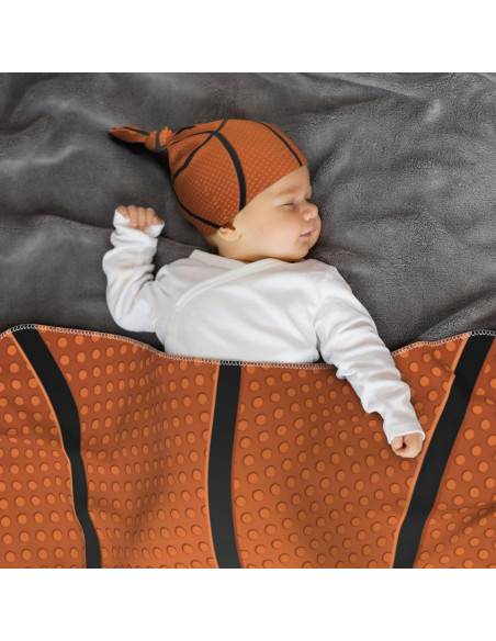 Manta de Envoltura para Bebé Fiephvsa 90x90cm Baloncesto