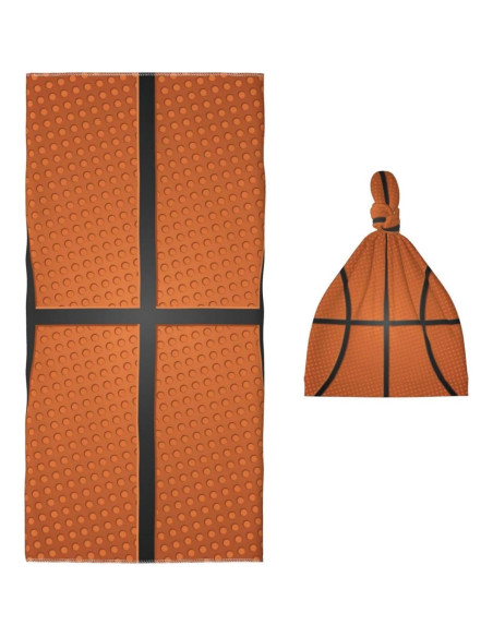 Manta de Envoltura para Bebé Fiephvsa 90x90cm Baloncesto