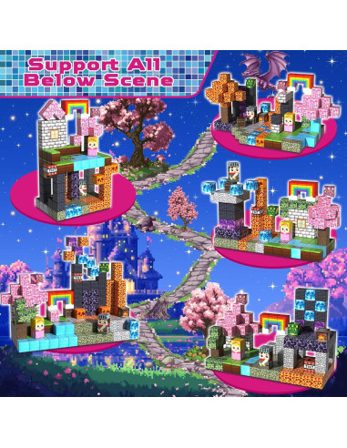 150 Bloques Magnéticos Magneverse 0.8" para Niños 3+