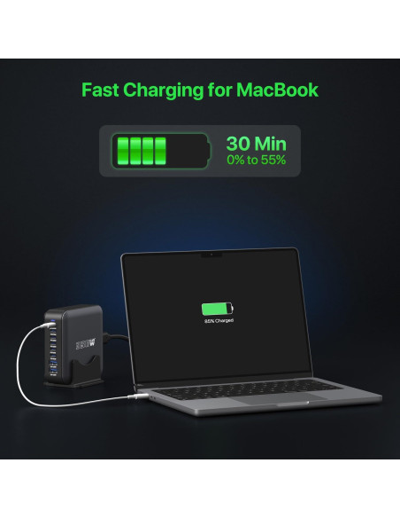 Cargador USB C Múltiple 350W 8 Puertos Rápido Dongguan Cargador USB C Múltiple 350W 8 Puertos Rápido Dongguan