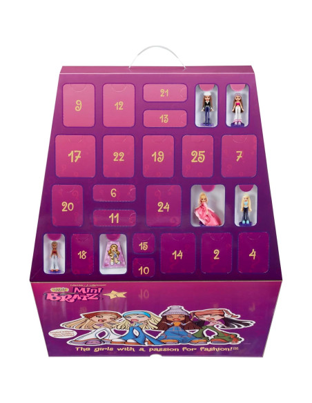 Calendario de Adviento Bratz Minis MGA - 25 Sorpresas Y2K