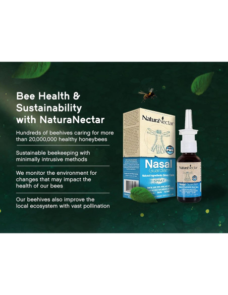 Spray Nasal Salino NaturaNectar con Propóleos 29.57 ml Spray Nasal Salino NaturaNectar con Propóleos 29.57 ml