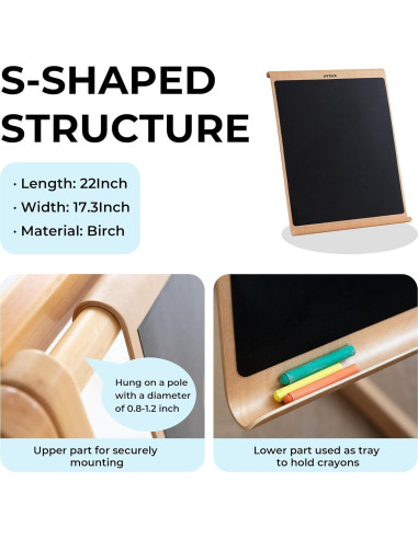 Tablero de Dibujo Magnético Doble Cara AVDAR 55.9x43.9cm