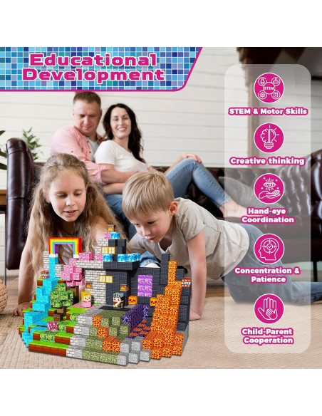 150 Bloques Magnéticos Magneverse 0.8" para Niños 3+