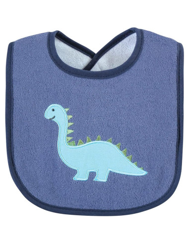 Baberos Unisex Hudson Baby Algodón Terry Relleno Fibra Dino