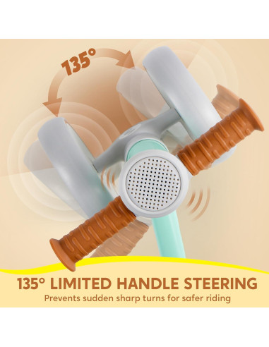 Bicicleta de Equilibrio SYNCFUN Verde para Bebés 1-2 Años