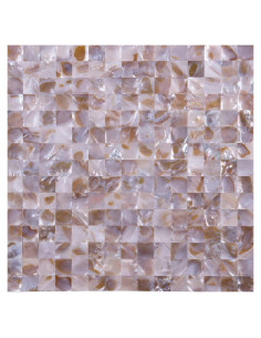 Mosaico de Concha de Madreperla MOP 30.48x30.48cm Colorido